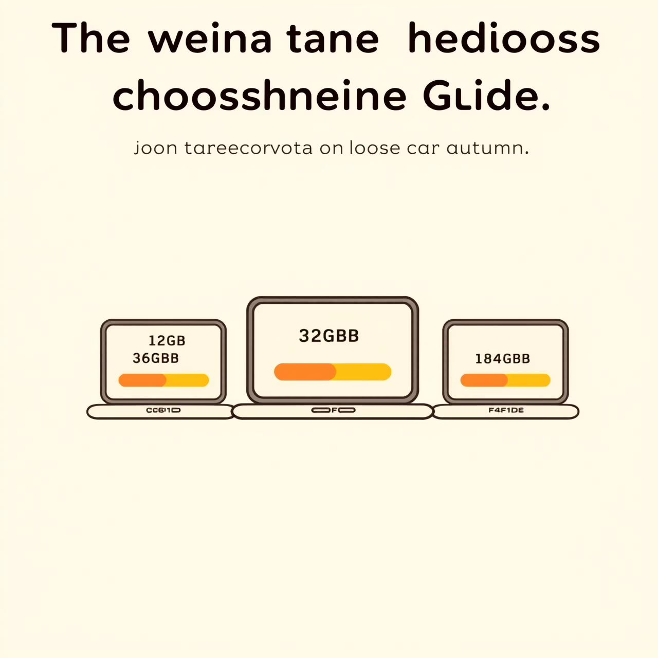 Notebooks com diferentes capacidades de RAM