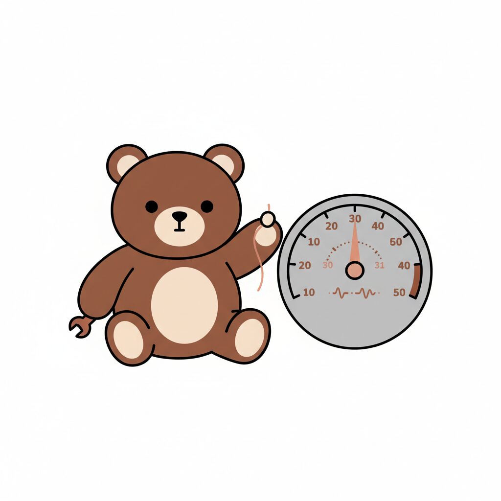 Parent noticing child's subtle cues while playing