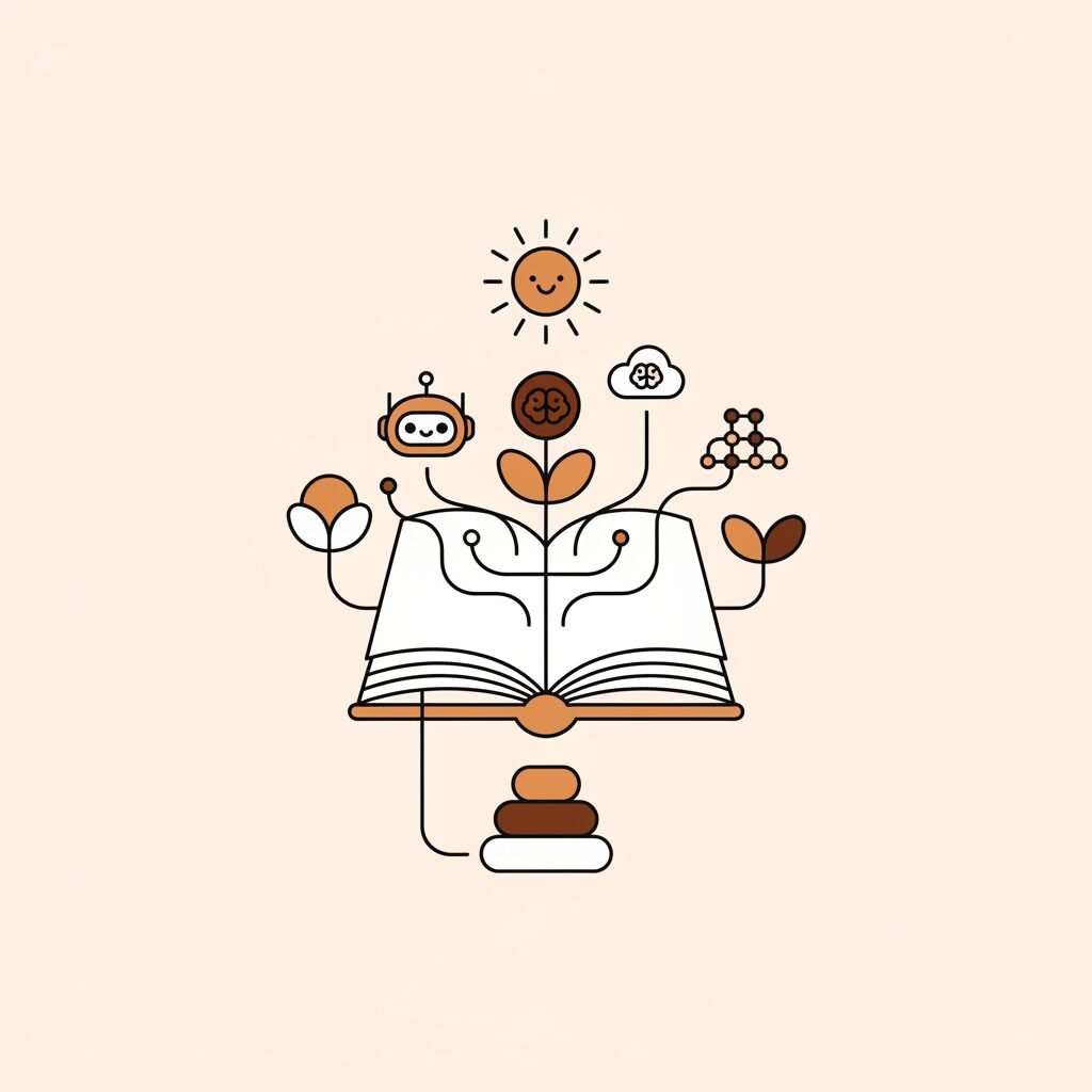 부모와 아이가 우산 속에서 걷는 모습