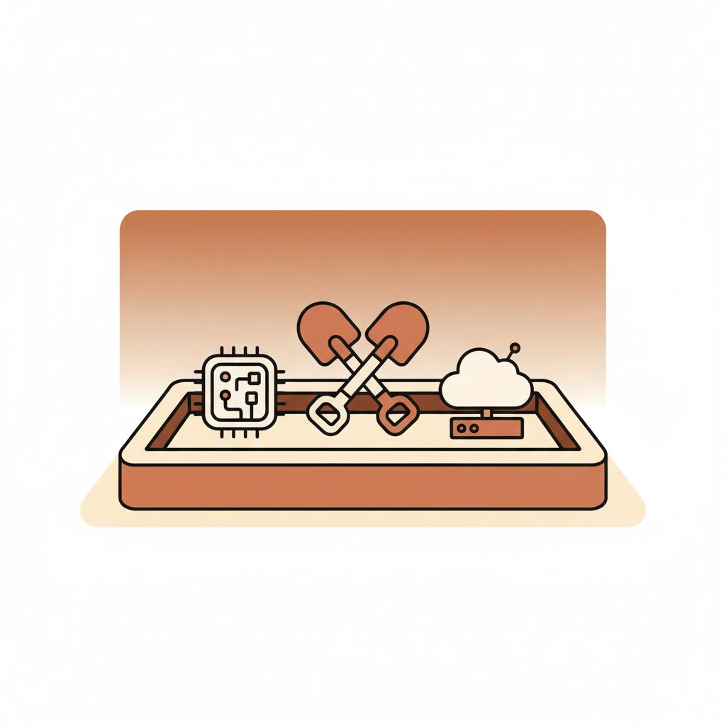 親子でAIについて話し合う様子