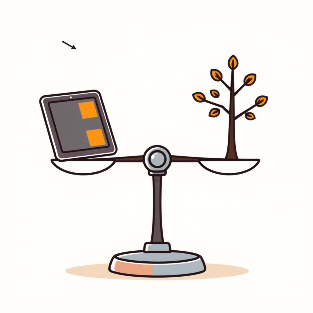 아이와 코딩 게임을 즐기는 부모의 모습