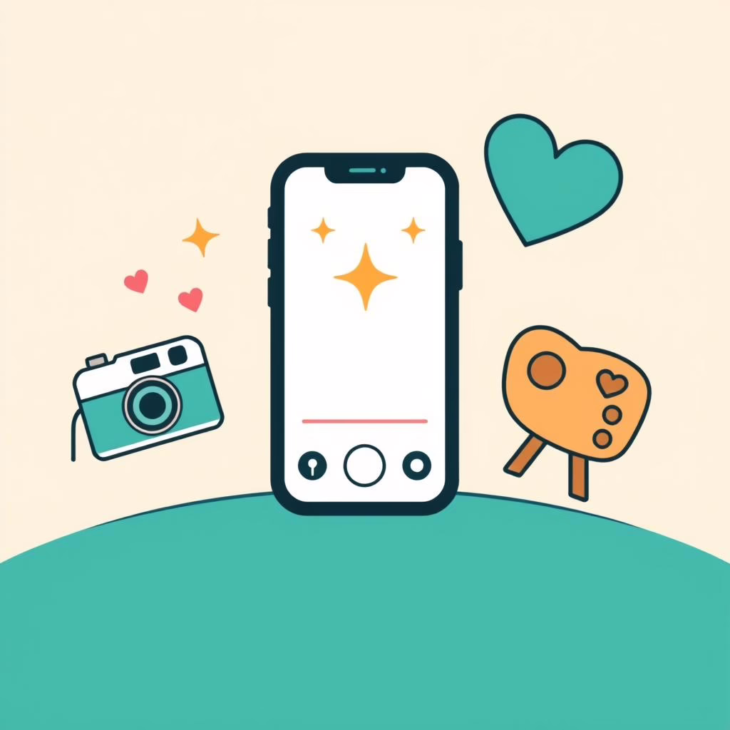 Samsung S25 FE phone displaying vibrant family photos