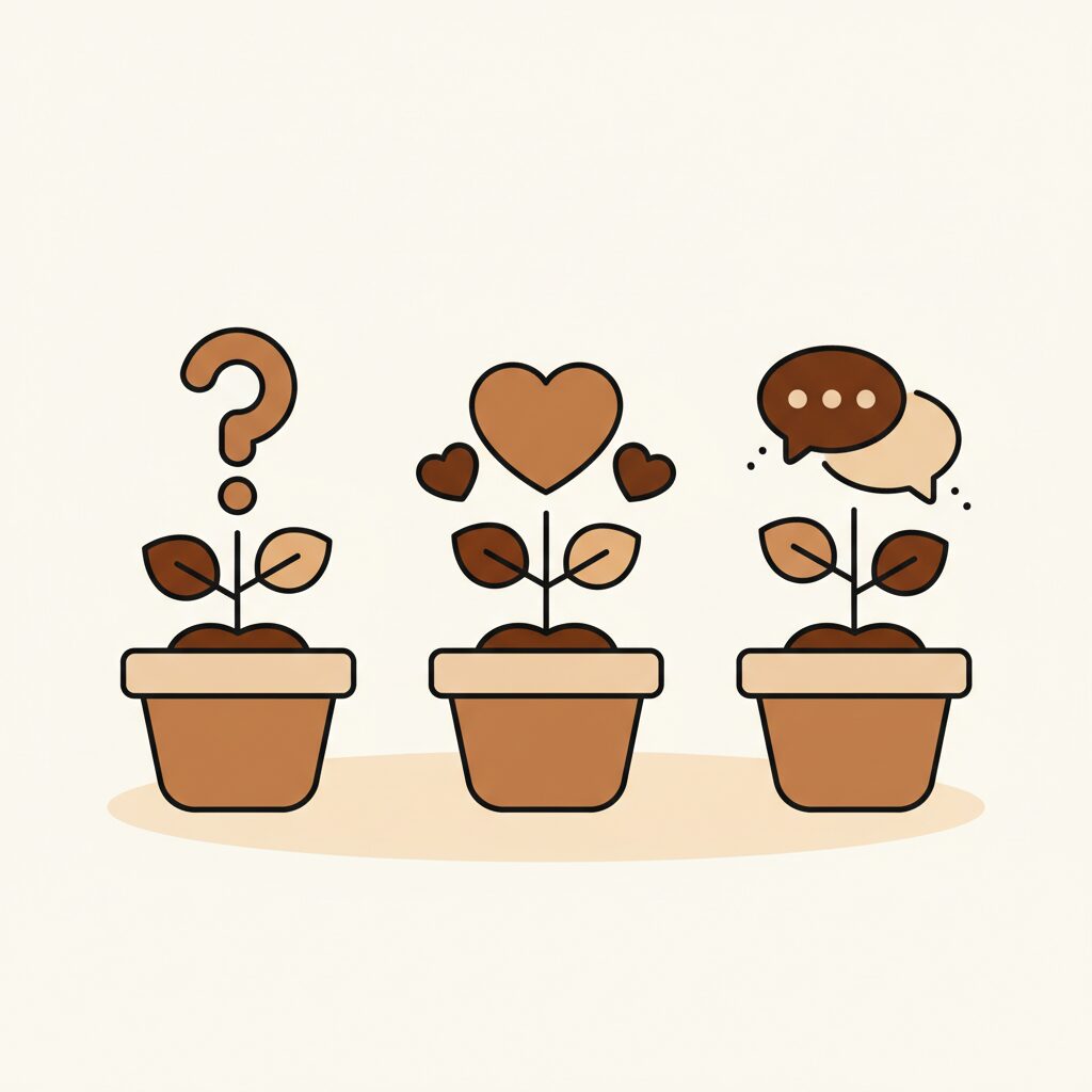 가족이 소파에 모여 태블릿을 함께 보며 웃고 있는 모습