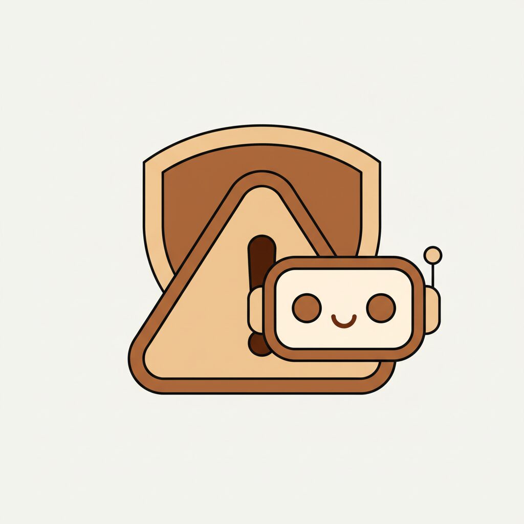 노트북 화면에 주의 표시 경고창이 떠있는 모습