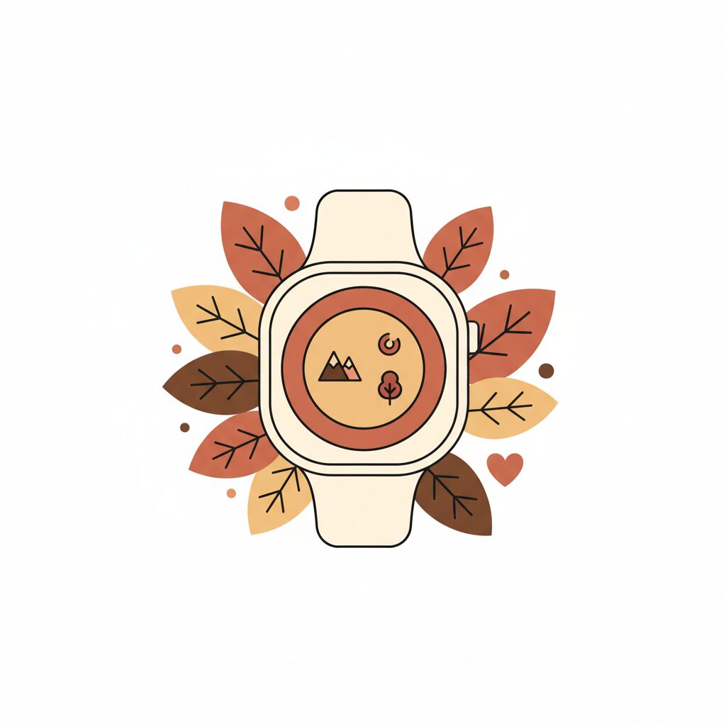 Familia disfrutando tiempo al aire libre con tecnología de fondo