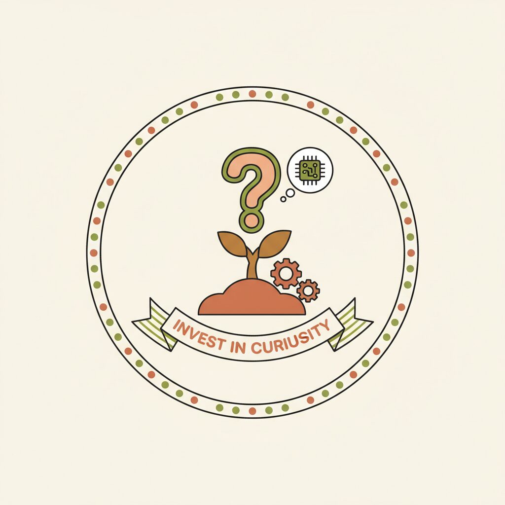 enfant curieux explorant