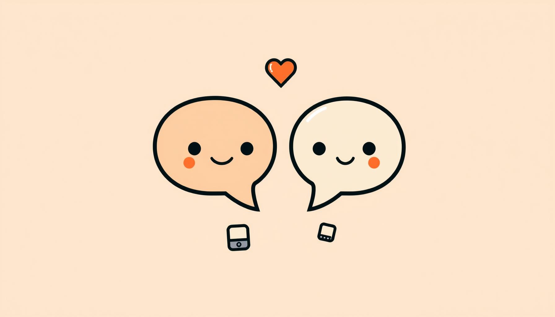 Familia conversando en diferentes idiomas