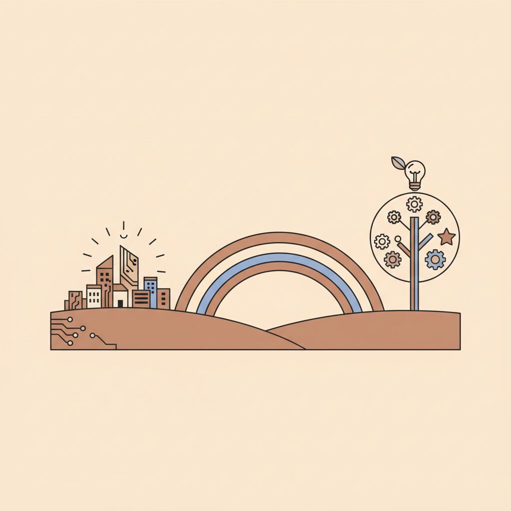 Keluarga menjelajahi teknologi