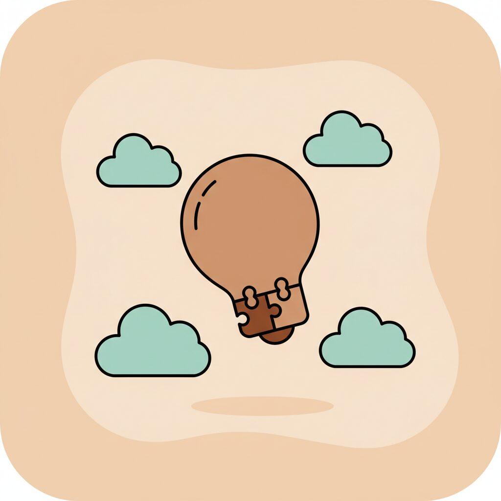 Anak bermain balok kreatif