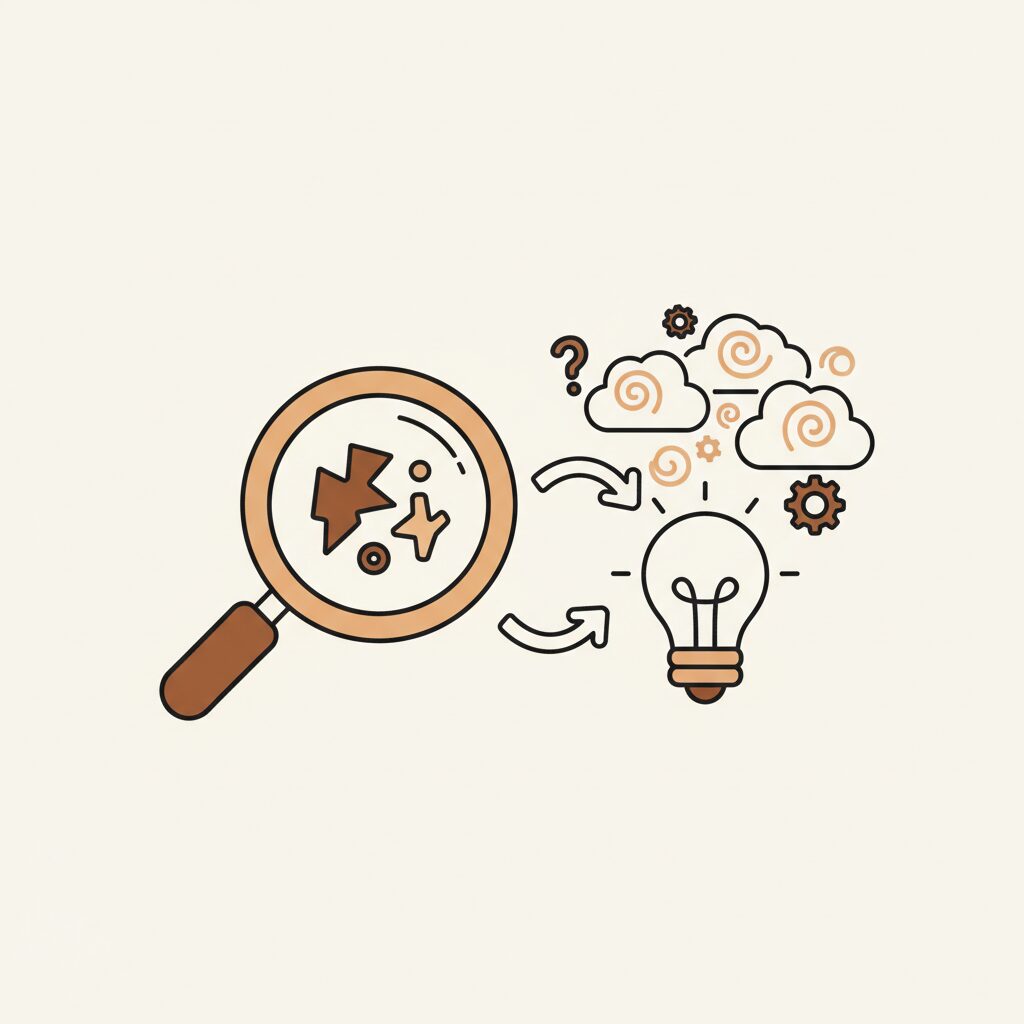 Family baking cookies while discussing online safety