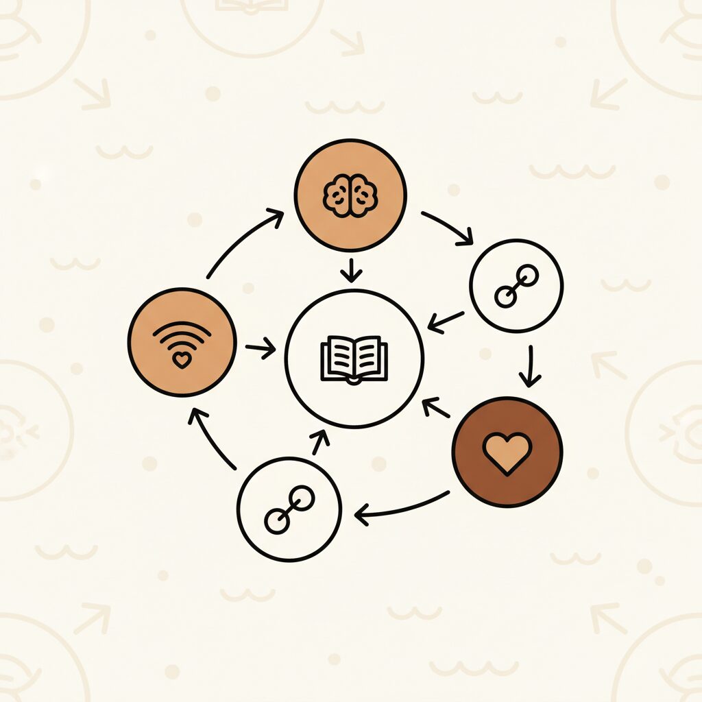 Parents discussing child safety at school pickup