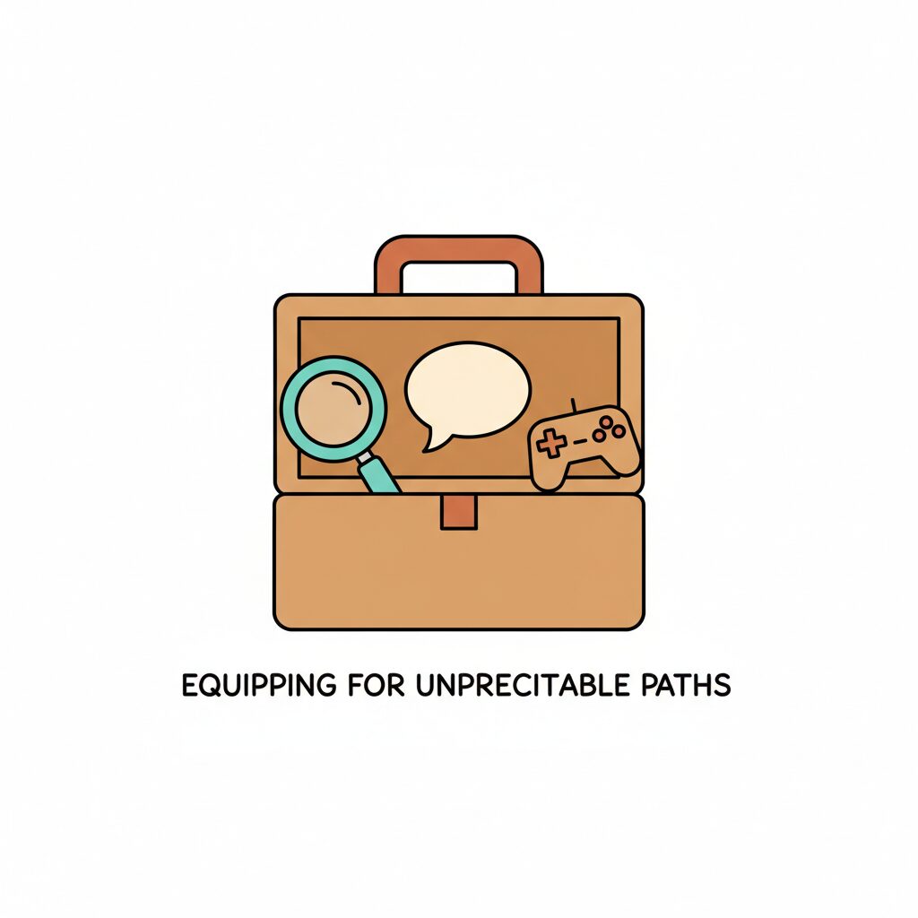 Famille en train de discuter autour d'une table