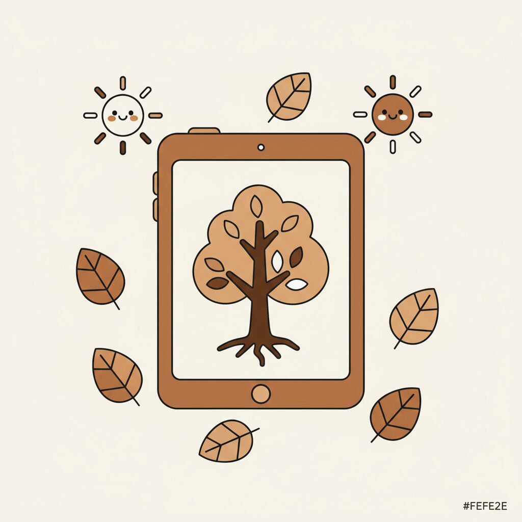 가족이 공원에서 피크닉하며 웃는 모습