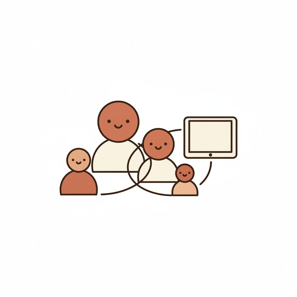 noite cultural em família com tecnologia integrada