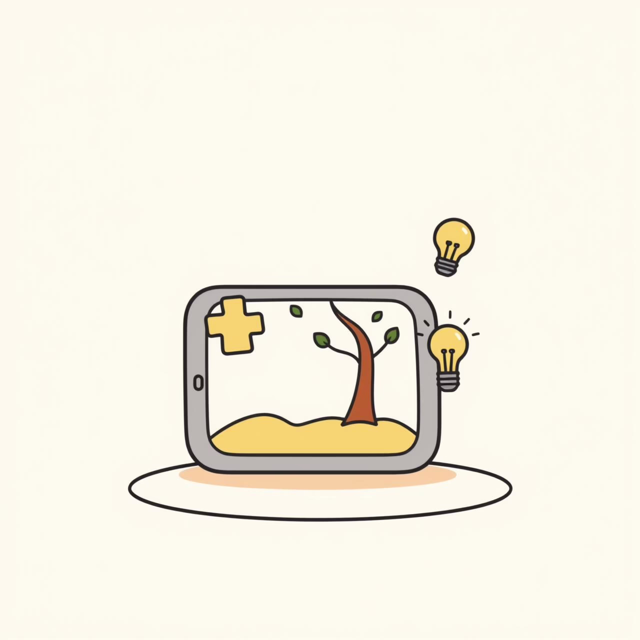 طفلة صغيرة تستخدم جهازًا لوحيًا للتعلم الإبداعي، مما يوضح دور الذكاء الاصطناعي في التعليم.