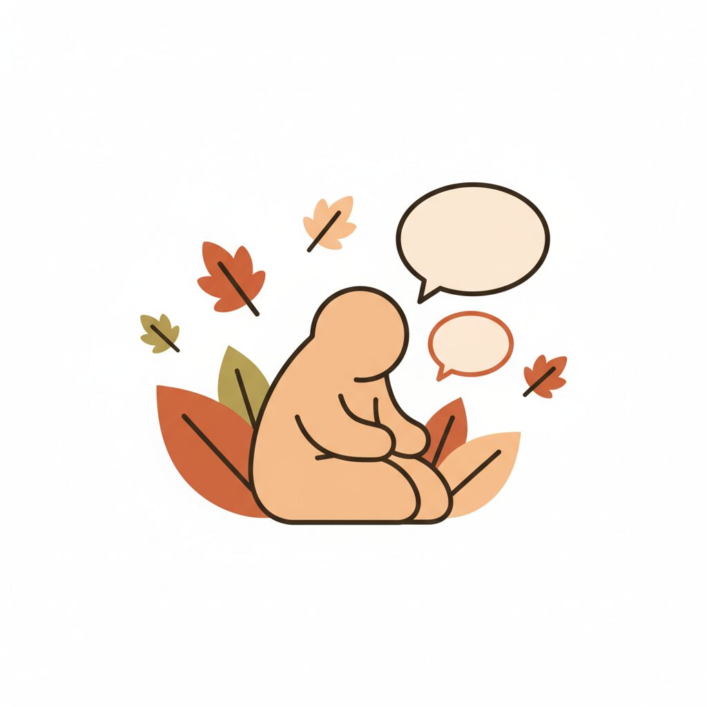 child sharing thoughts with parent, moment of connection