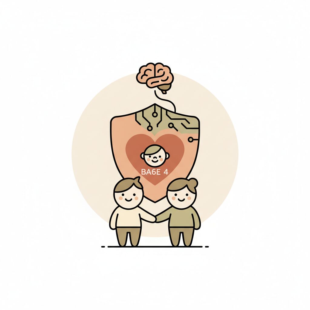 Papá observando a su hijo jugando en el parque