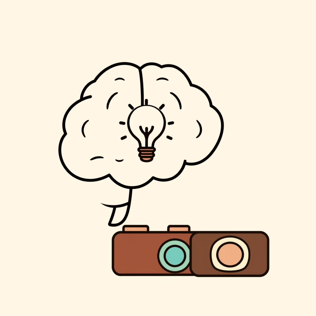 Parent showing child colorful smartphone interface with arrows