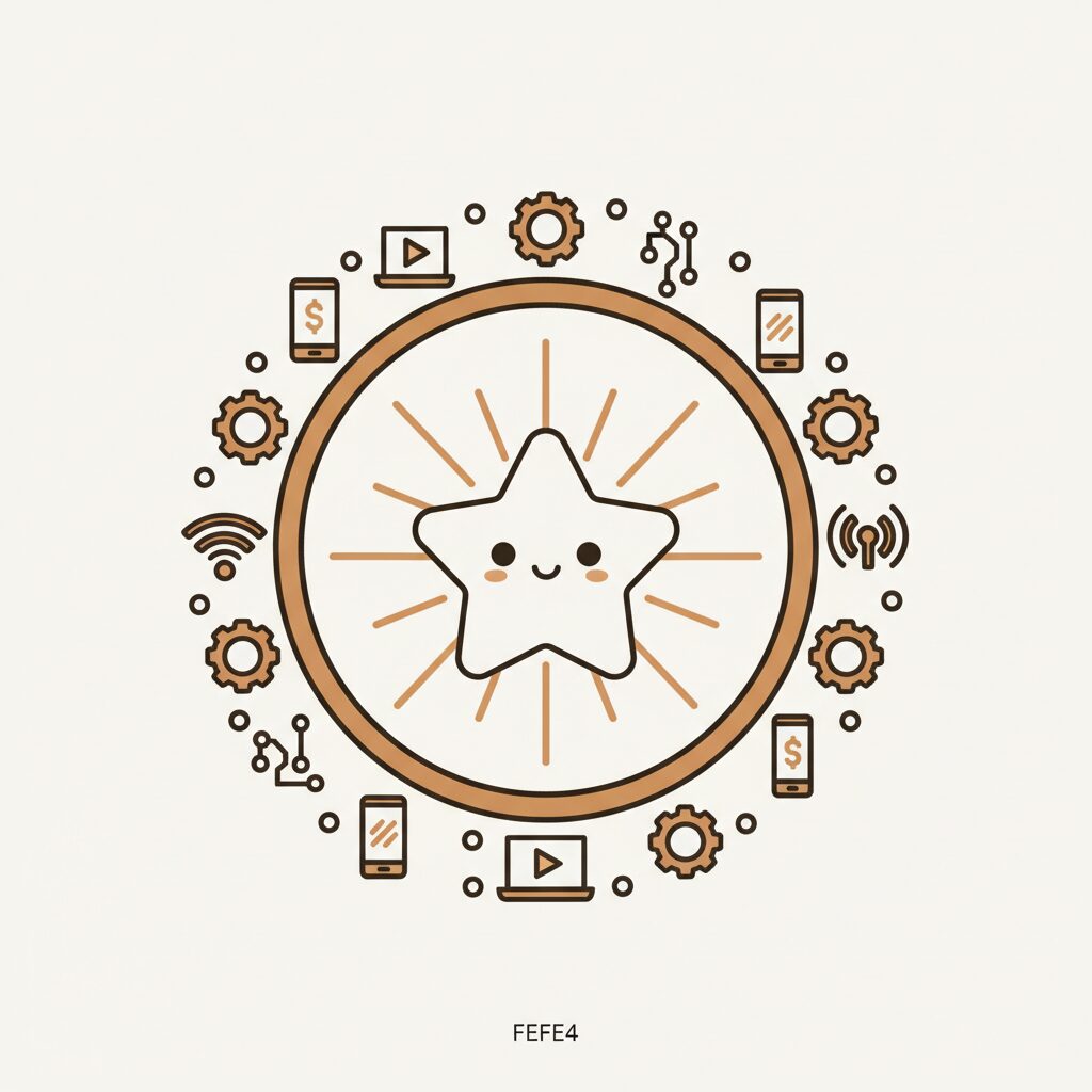 亲子仰望星空温馨场景