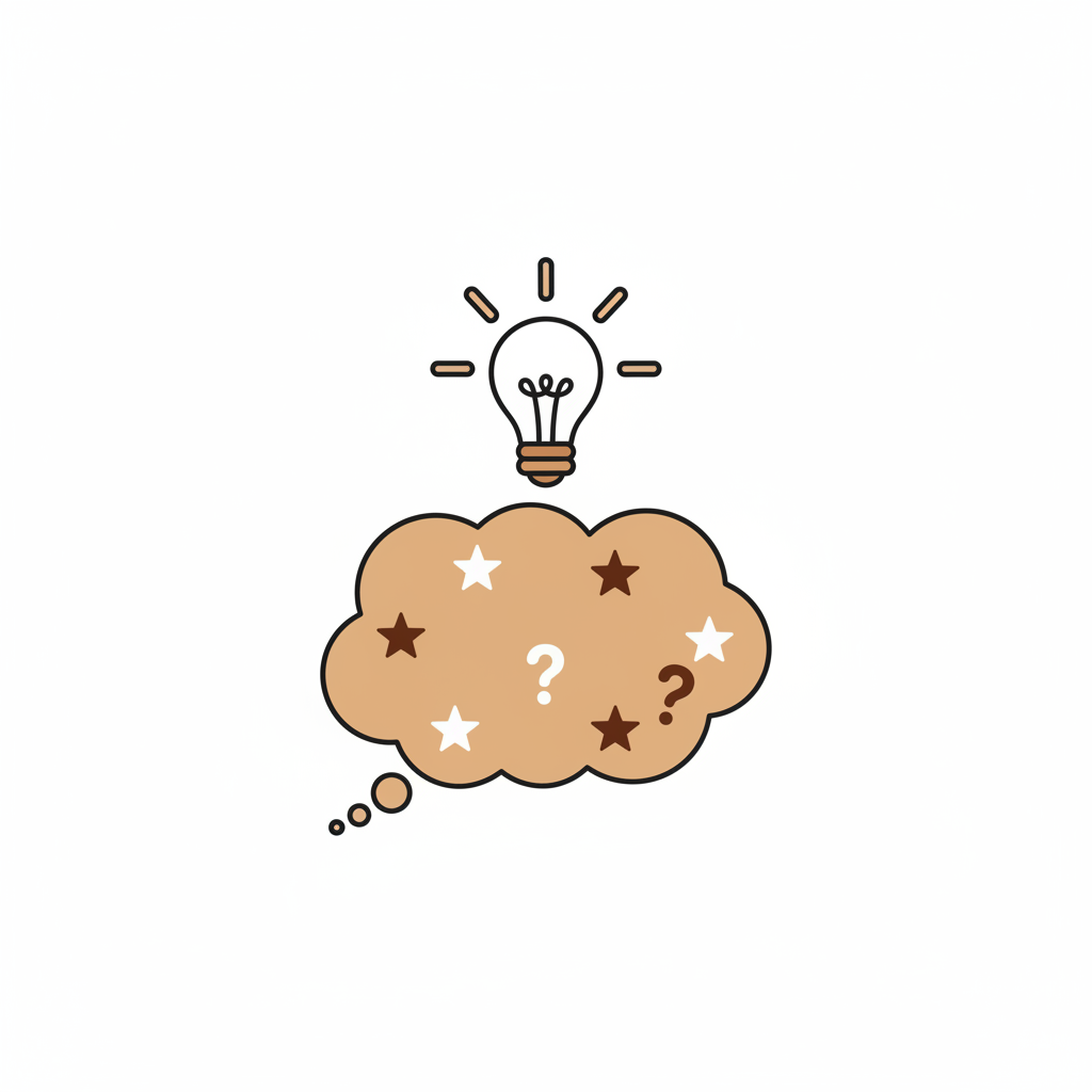 孩子仰望星空提问场景