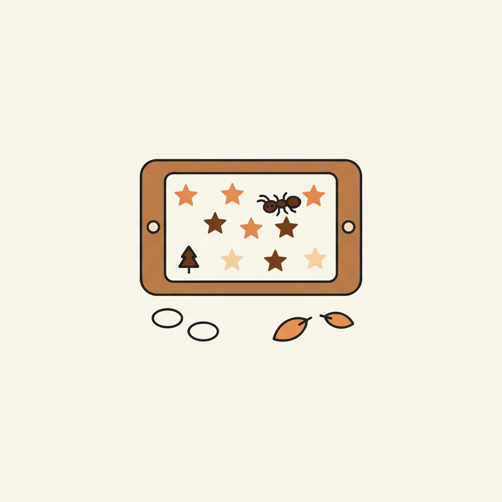 Enfant explorant des technologies interactives