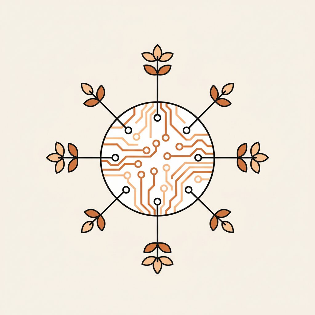 子供たちがタブレットとノートを使い分けて学ぶ教室の様子