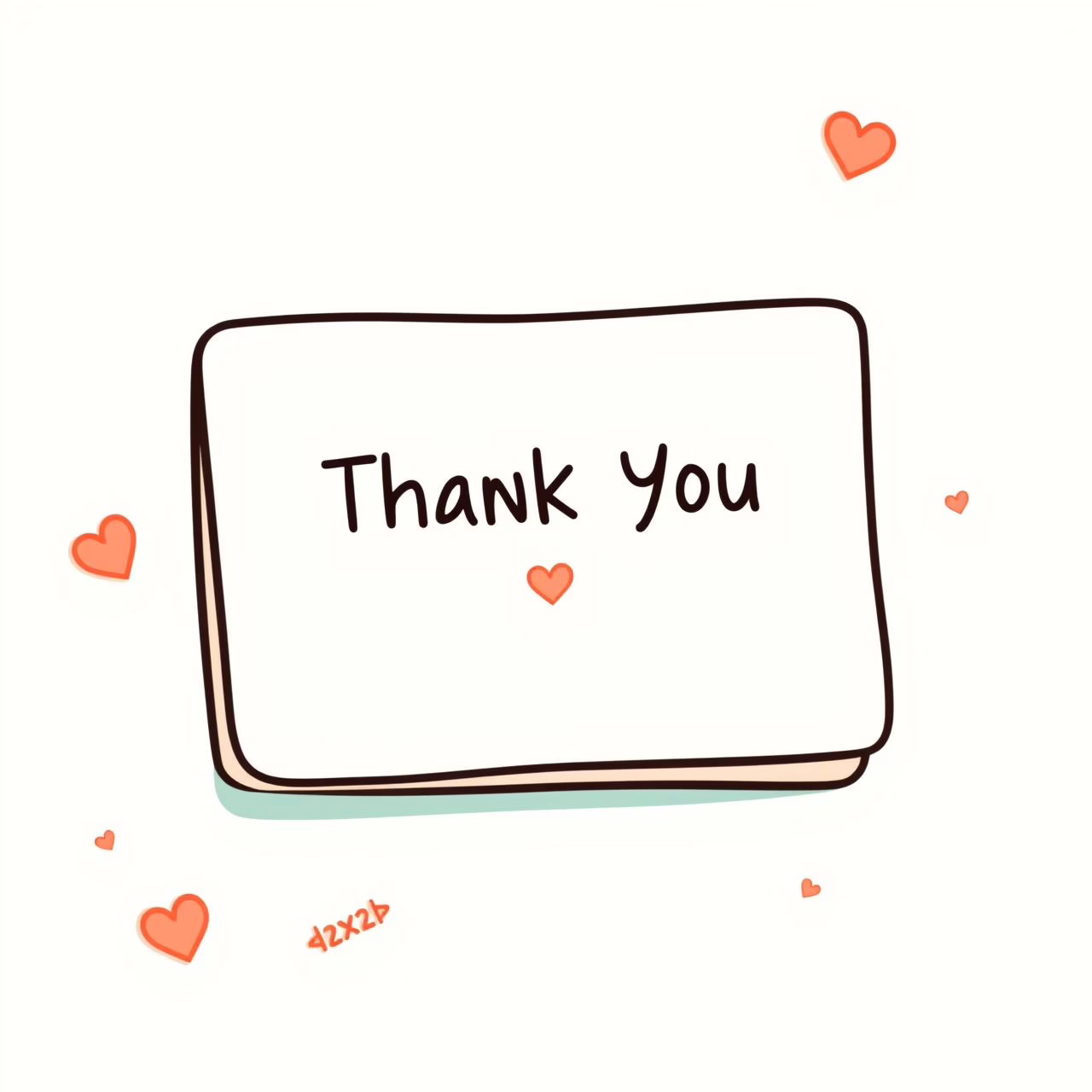 Enfant écrivant un message de remerciement avec technologie assistée