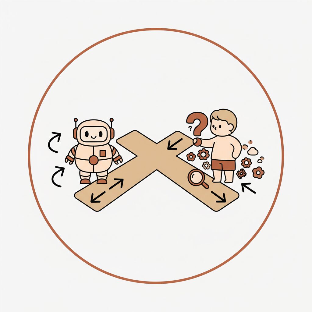 Enfant explorant le monde avec curiosité