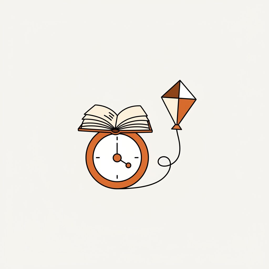 Famille jouant dehors dans un parc en automne