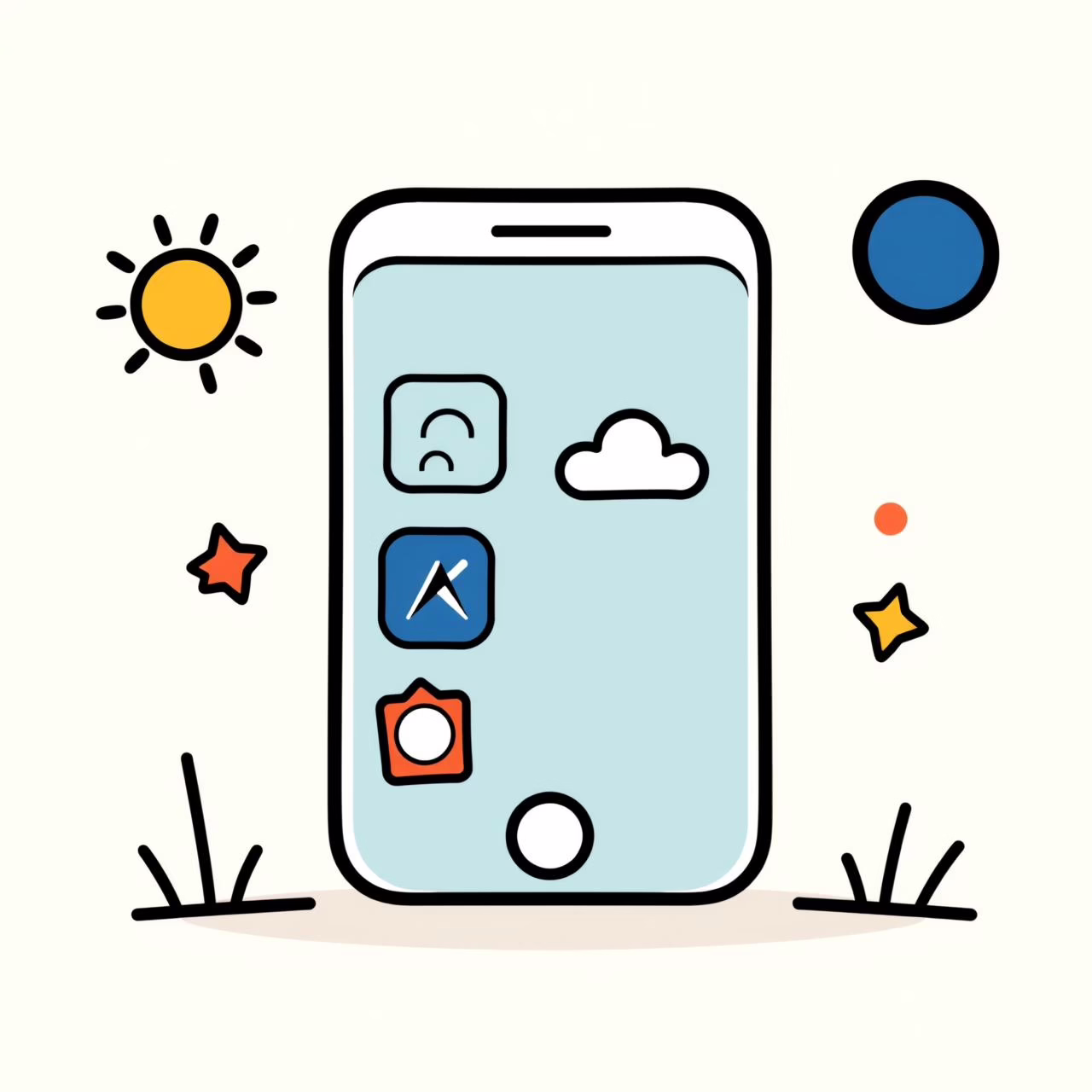 Trẻ em thiết kế màn hình điện thoại cá nhân với Material 3