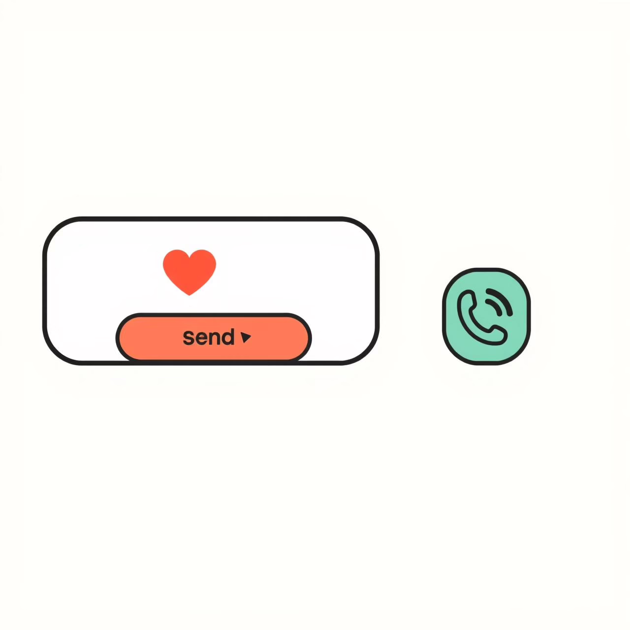 Thiết kế Material 3 với màu sắc tươi sáng và nút bấm rõ ràng cho gia đình