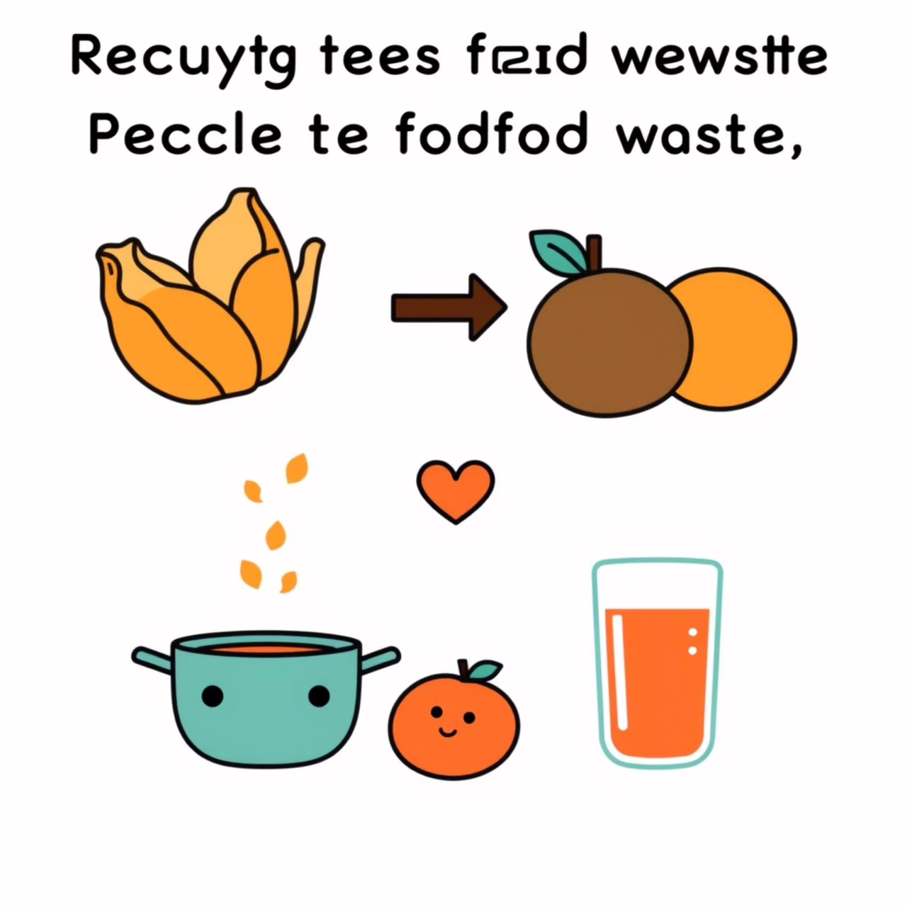 أطفال يساعدون في تحضير وجبة من بقايا الطعام