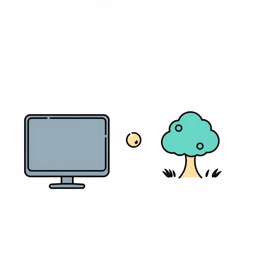 Família equilibrando tempo digital com atividades ao ar livre