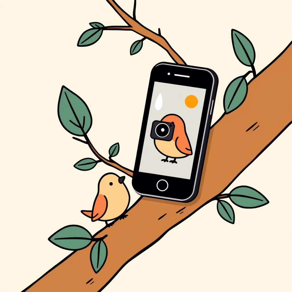 Cha mẹ và con cái cùng xem ảnh chụp bằng AI trên Galaxy S25 FE