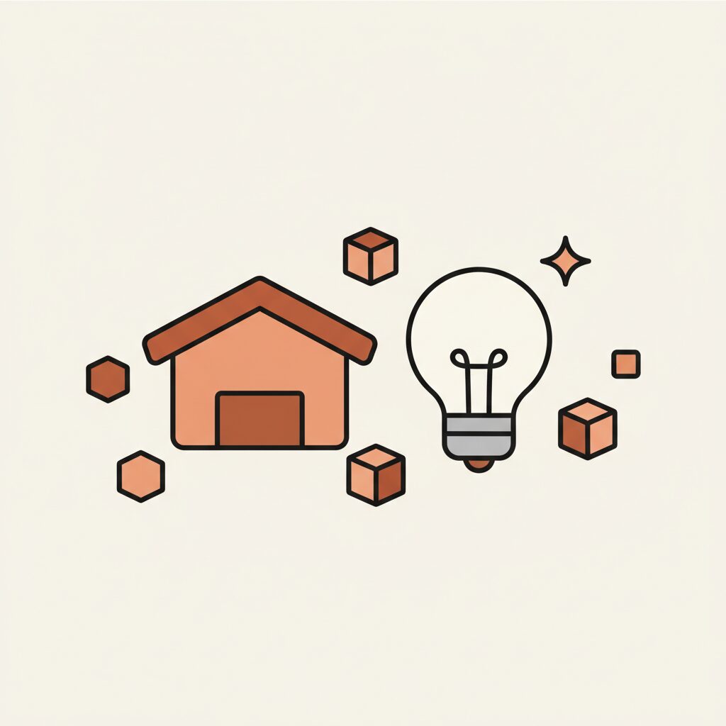 데이터 센터에서 지능 공장으로의 변화를 시각적으로 표현한 이미지