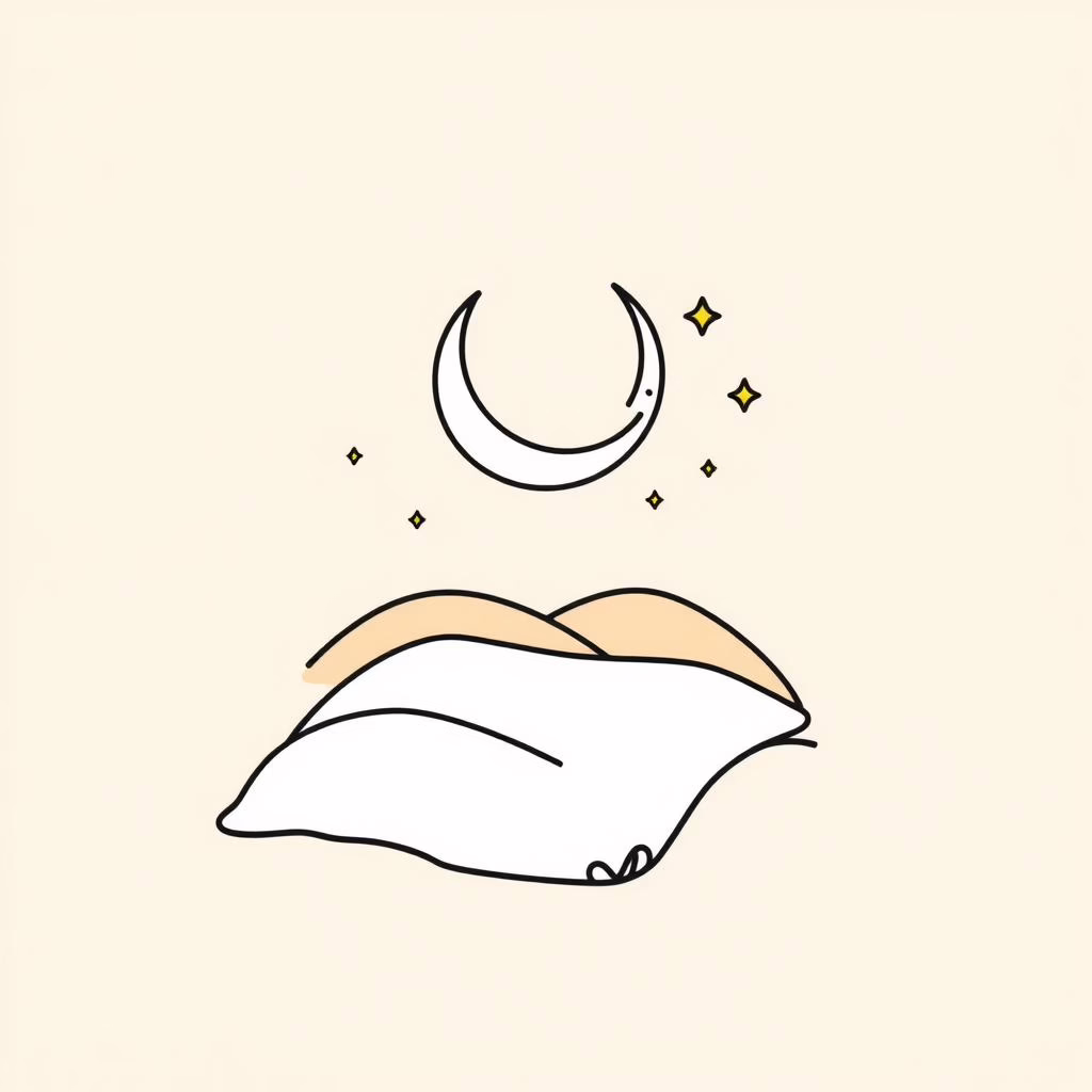 Enfant dormant paisiblement dans son lit, lumière douce et ambiance apaisante