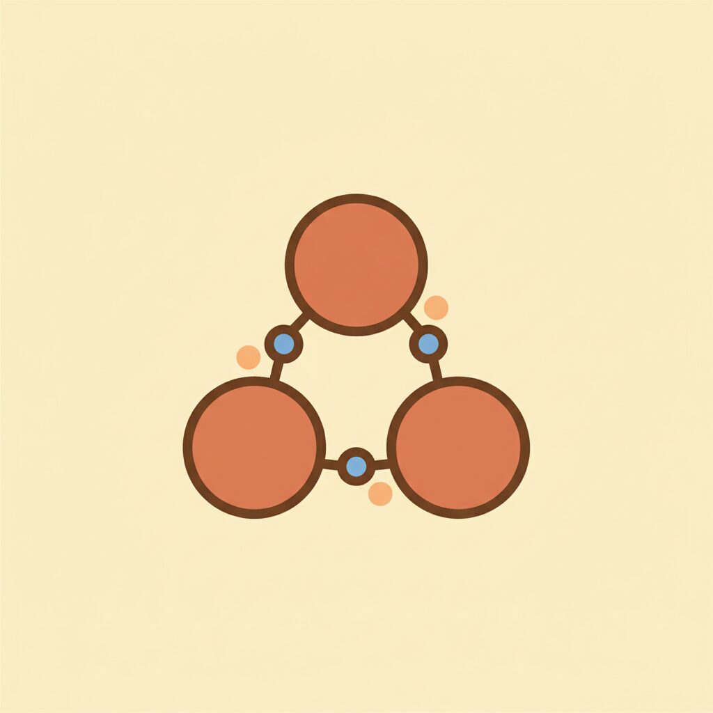 家族が未来に向けて楽しそうに話し合う様子