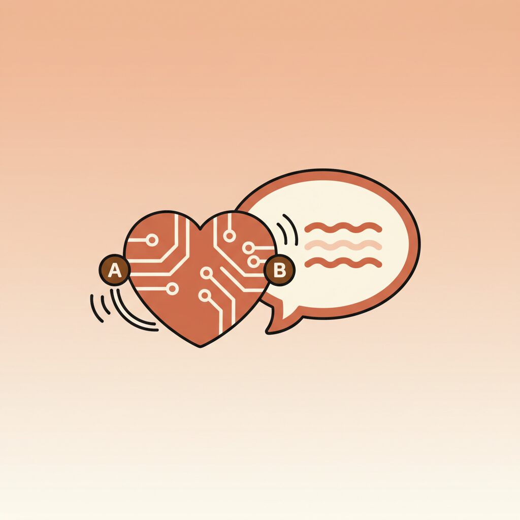 Padre e hija conversando y sonriendo