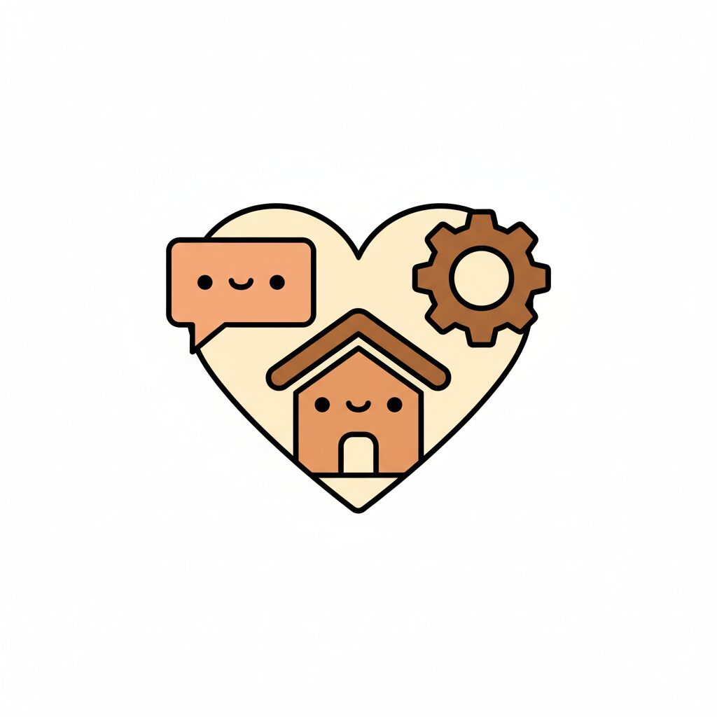 Moment de complicité en famille sans écrans