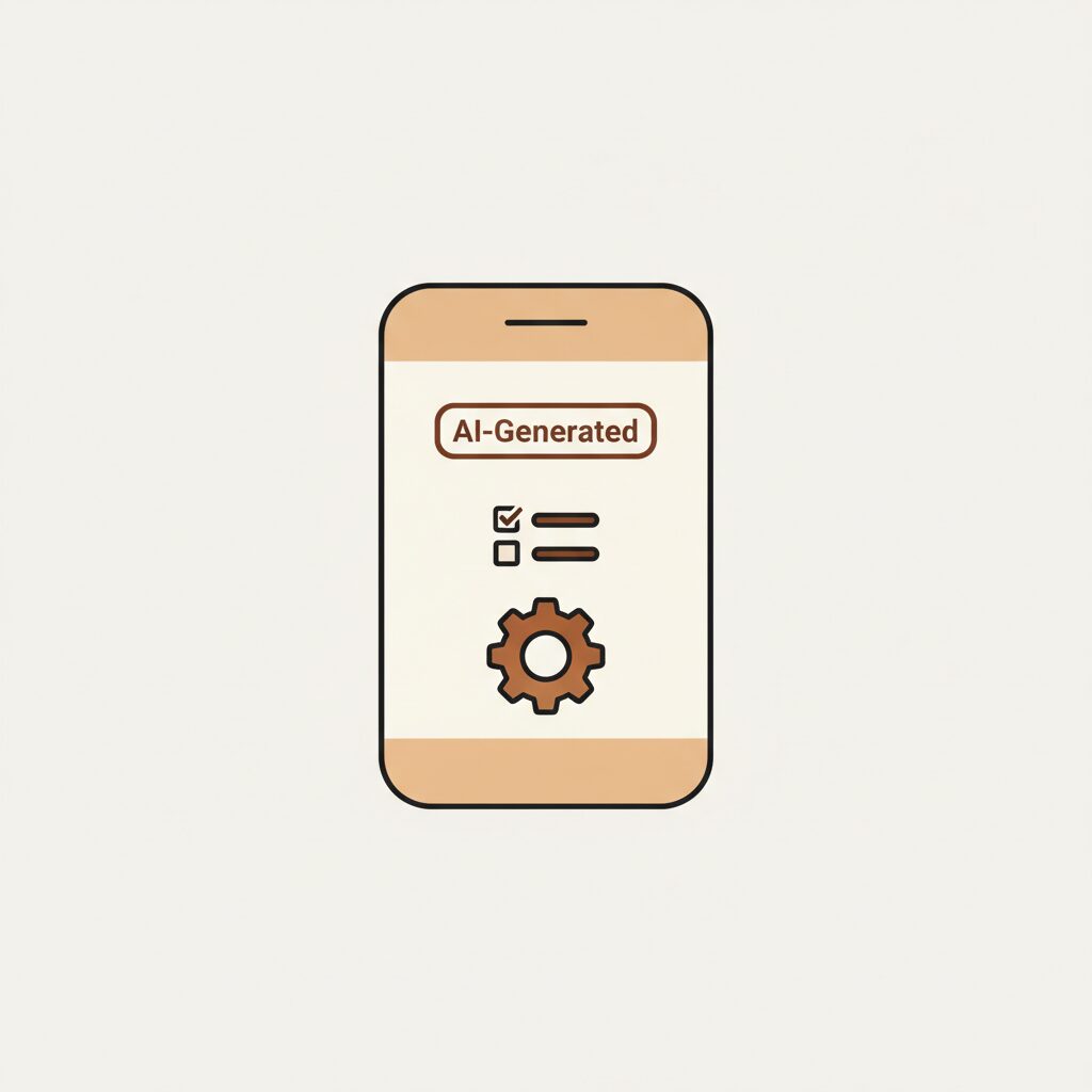 صورة توضيحية: كيف تعمل ملصقات تمييز المحتوى المولد بالذكاء الاصطناعي؟