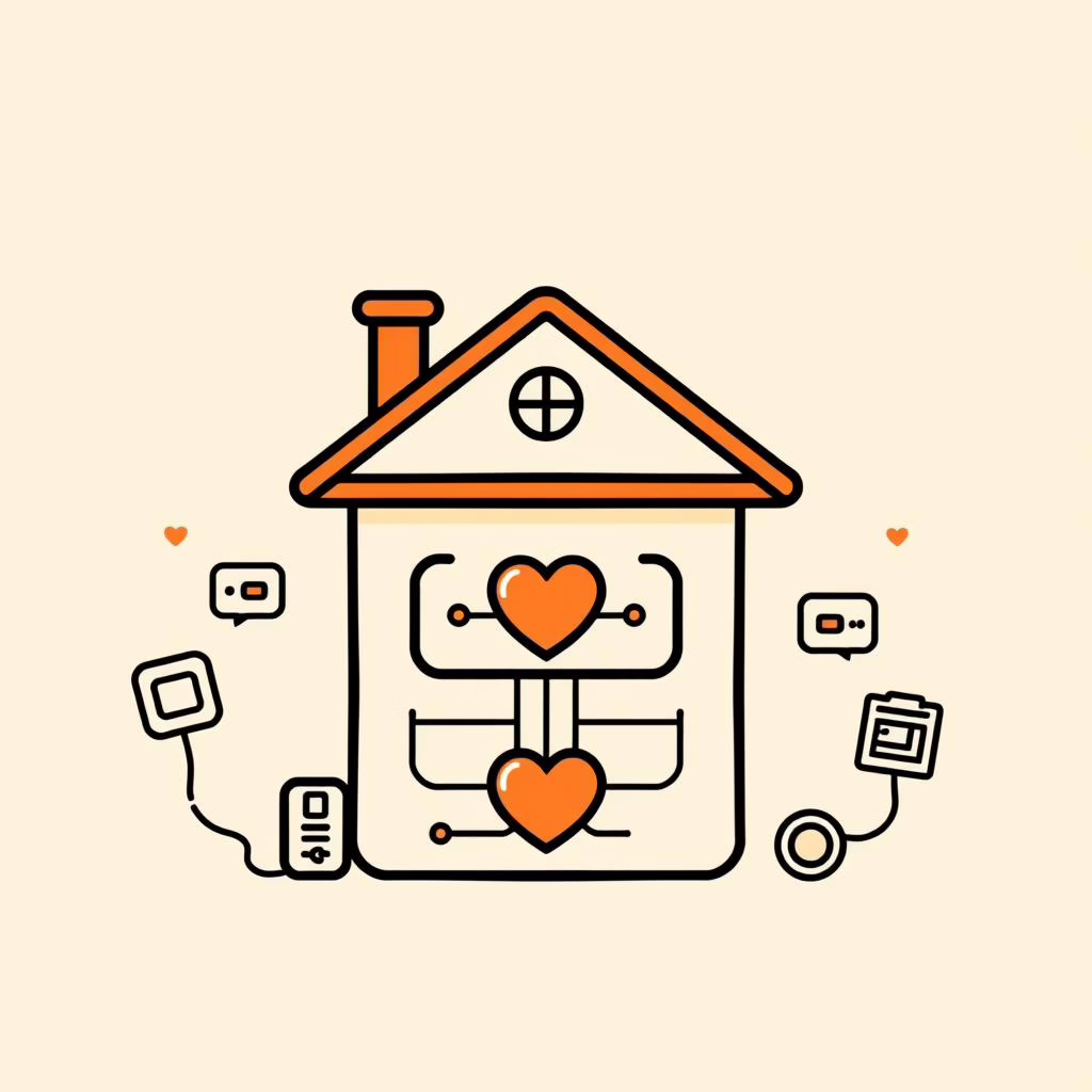 親子でプログラミングを楽しむ家庭の様子