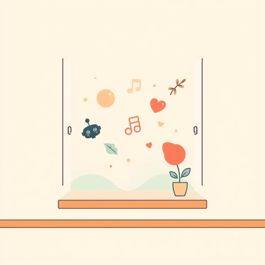 Família explorando tecnologia robótica em casa com entusiasmo