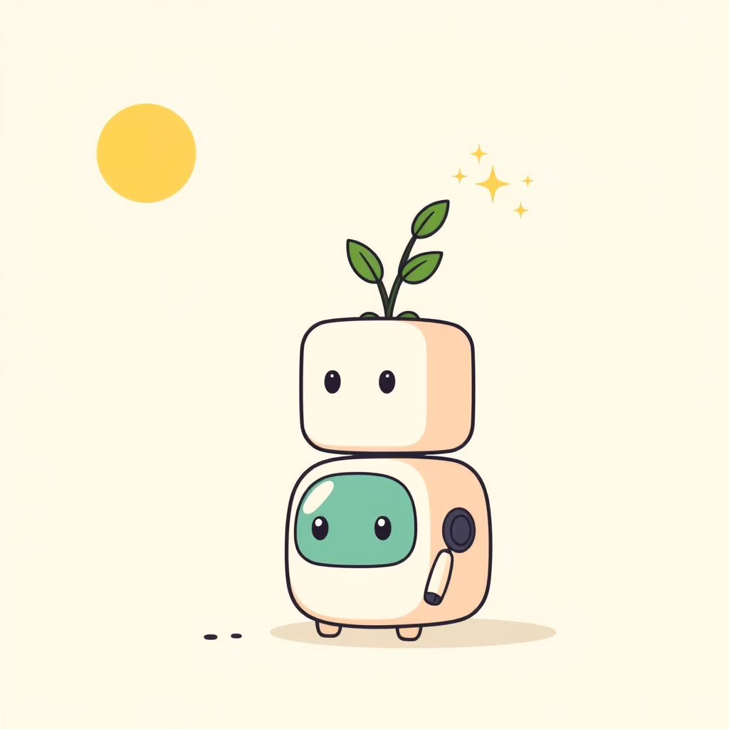 Criança usando fones com IA para aprendizado e diversão