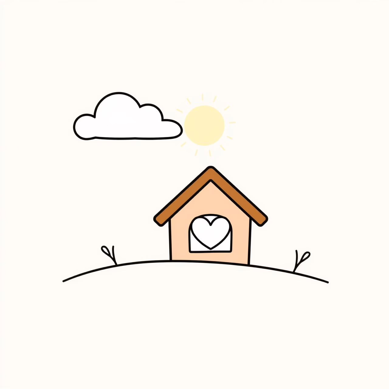 Parent and child sharing a hopeful moment watching sunset together