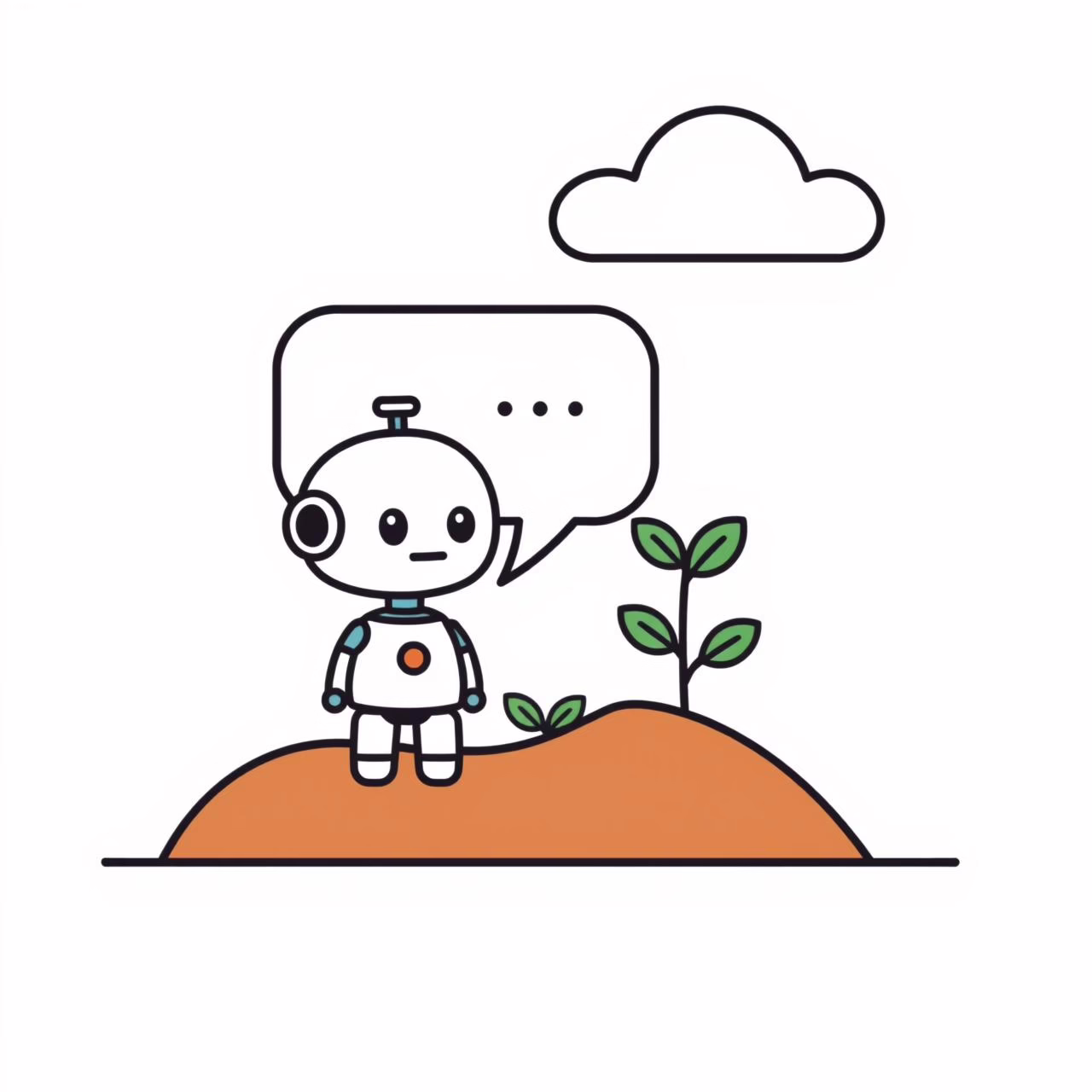 가족이 함께 AI 기술을 탐구하는 모습