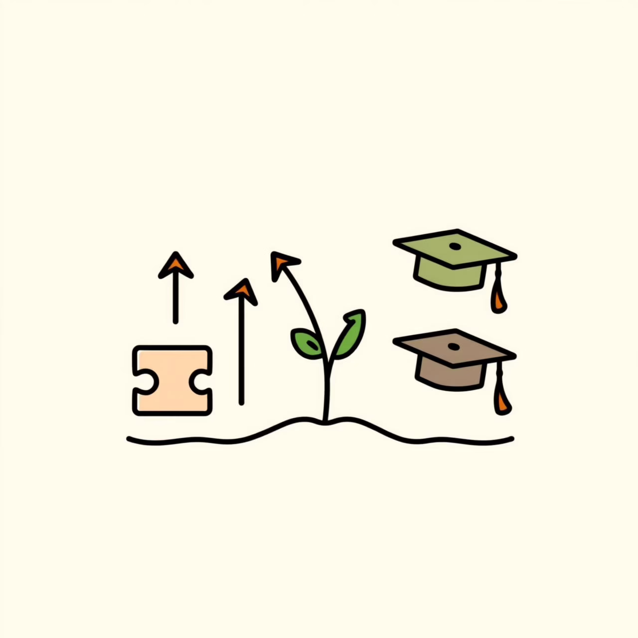 子どもが深く考えながらパズルを解いている様子