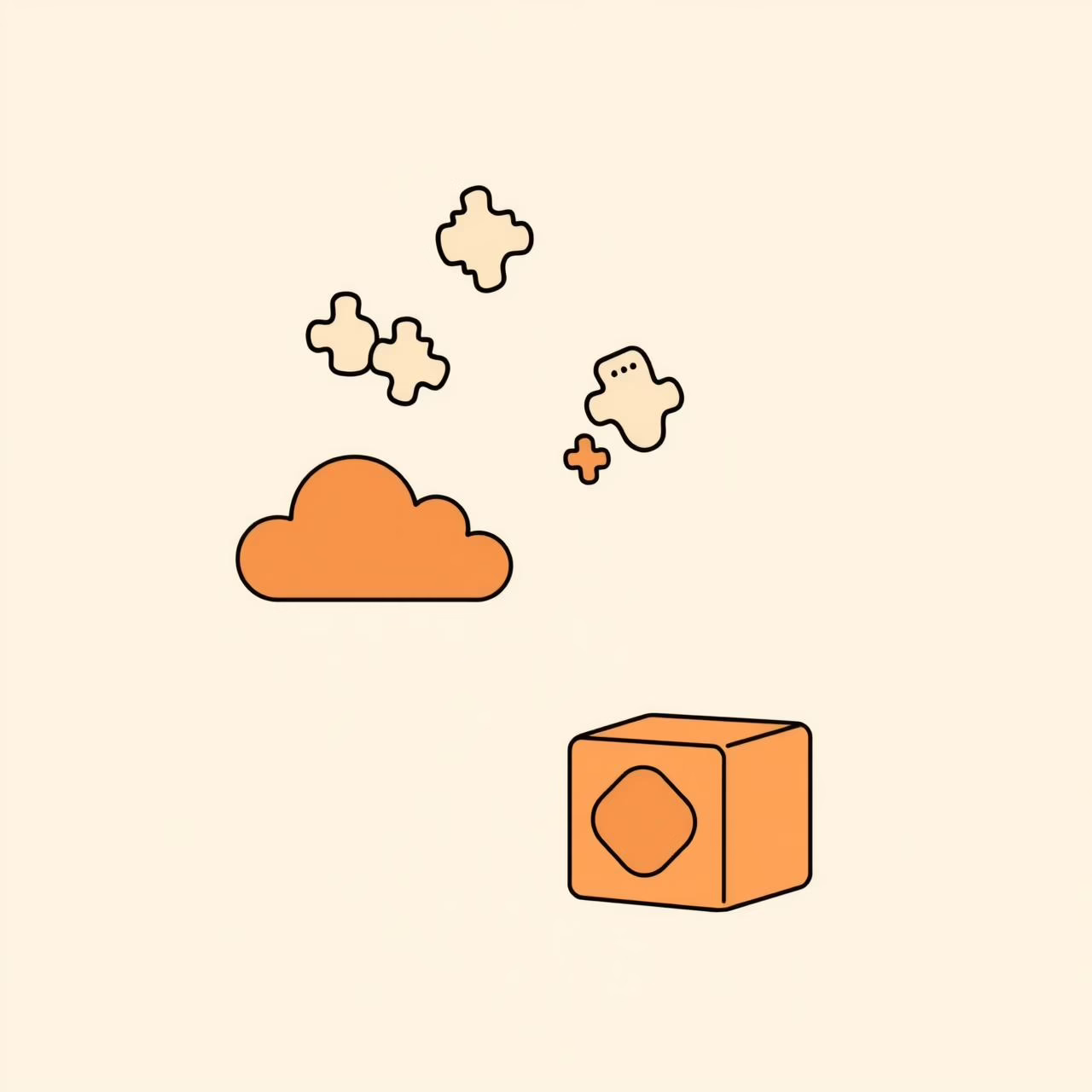 AIと子どもの深い思考について考える親子のイラスト