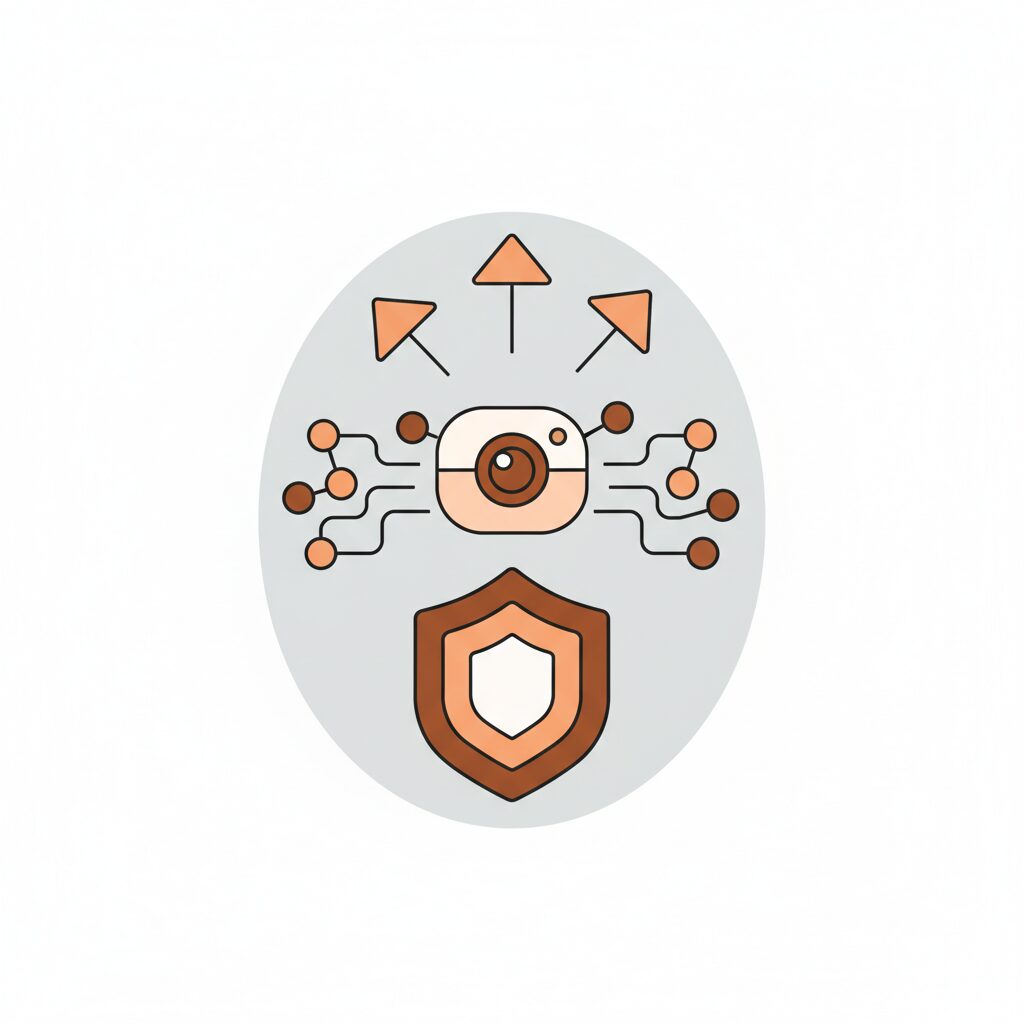 Pai e filha usando tablet juntos com segurança digital