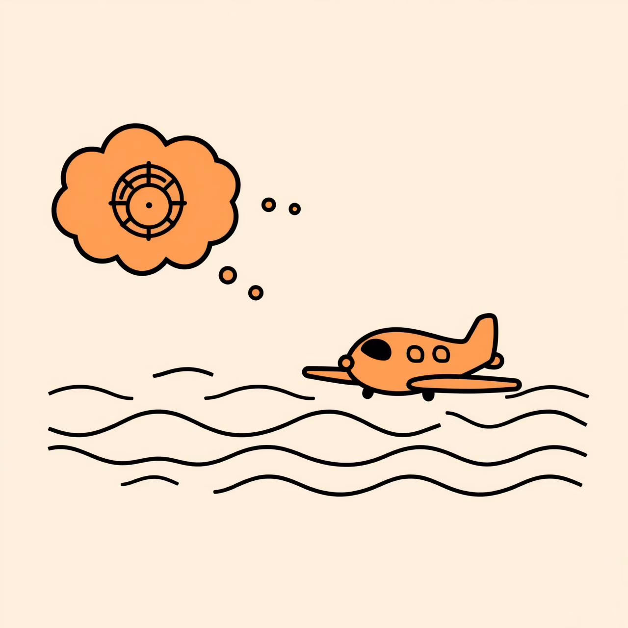 Enfant rêvant près d'un lac, métaphore de la pensée profonde