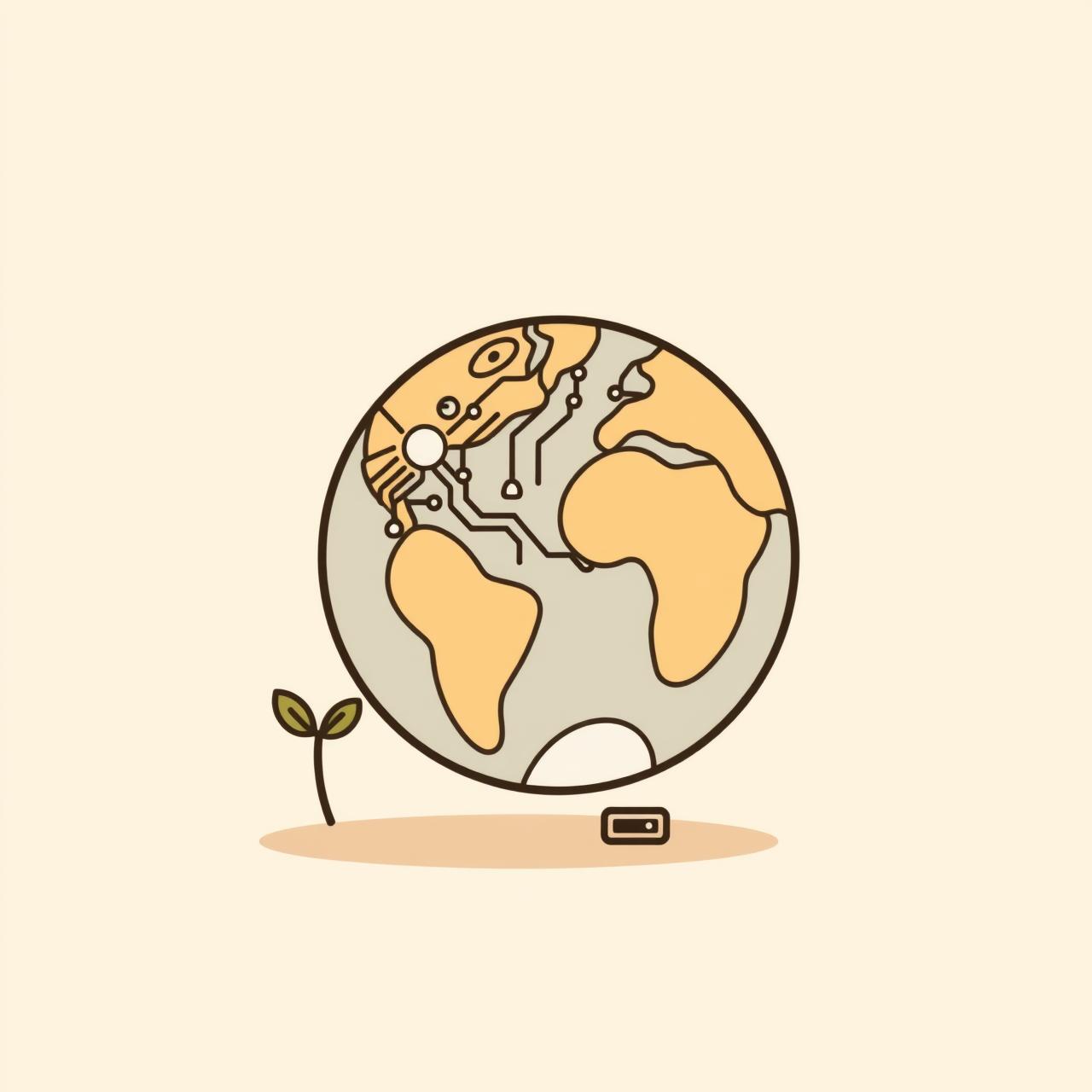 Niño pequeño usando tablet con supervisión paterna, simbolizando huella digital ética